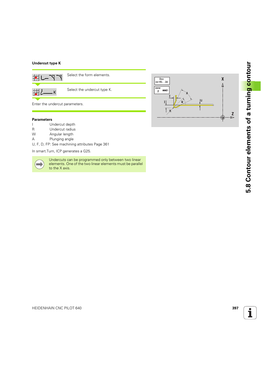 8 cont our elements of a tu rn ing cont our | HEIDENHAIN SW 68894x-02 User Manual | Page 397 / 619