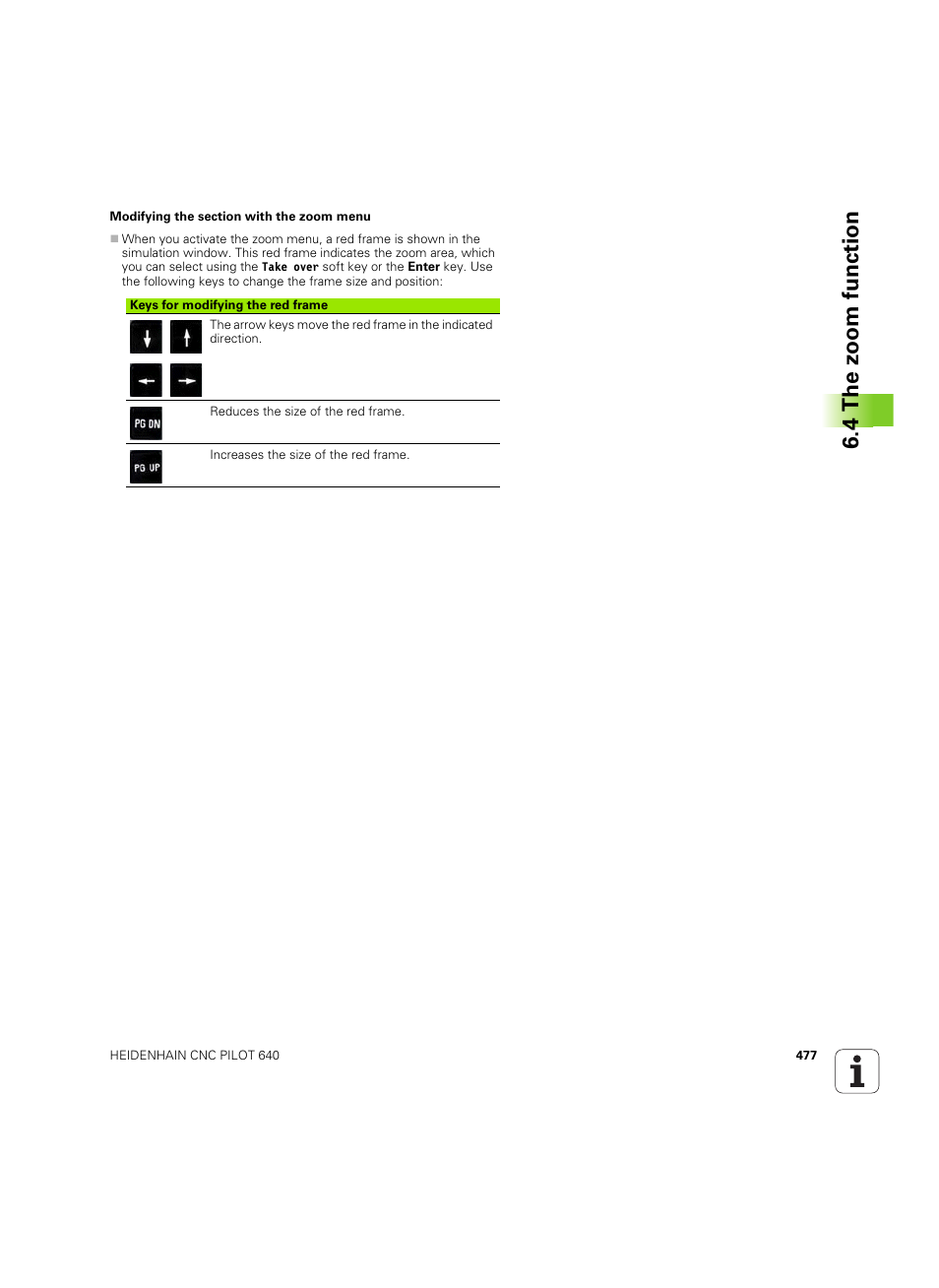 4 the zoom function | HEIDENHAIN SW 68894x-02 User Manual | Page 477 / 619