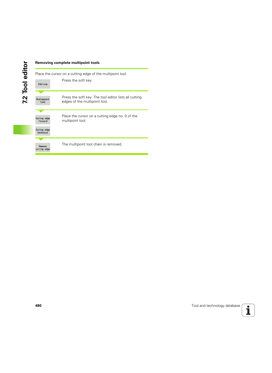 2 tool edit or | HEIDENHAIN SW 68894x-02 User Manual | Page 490 / 619