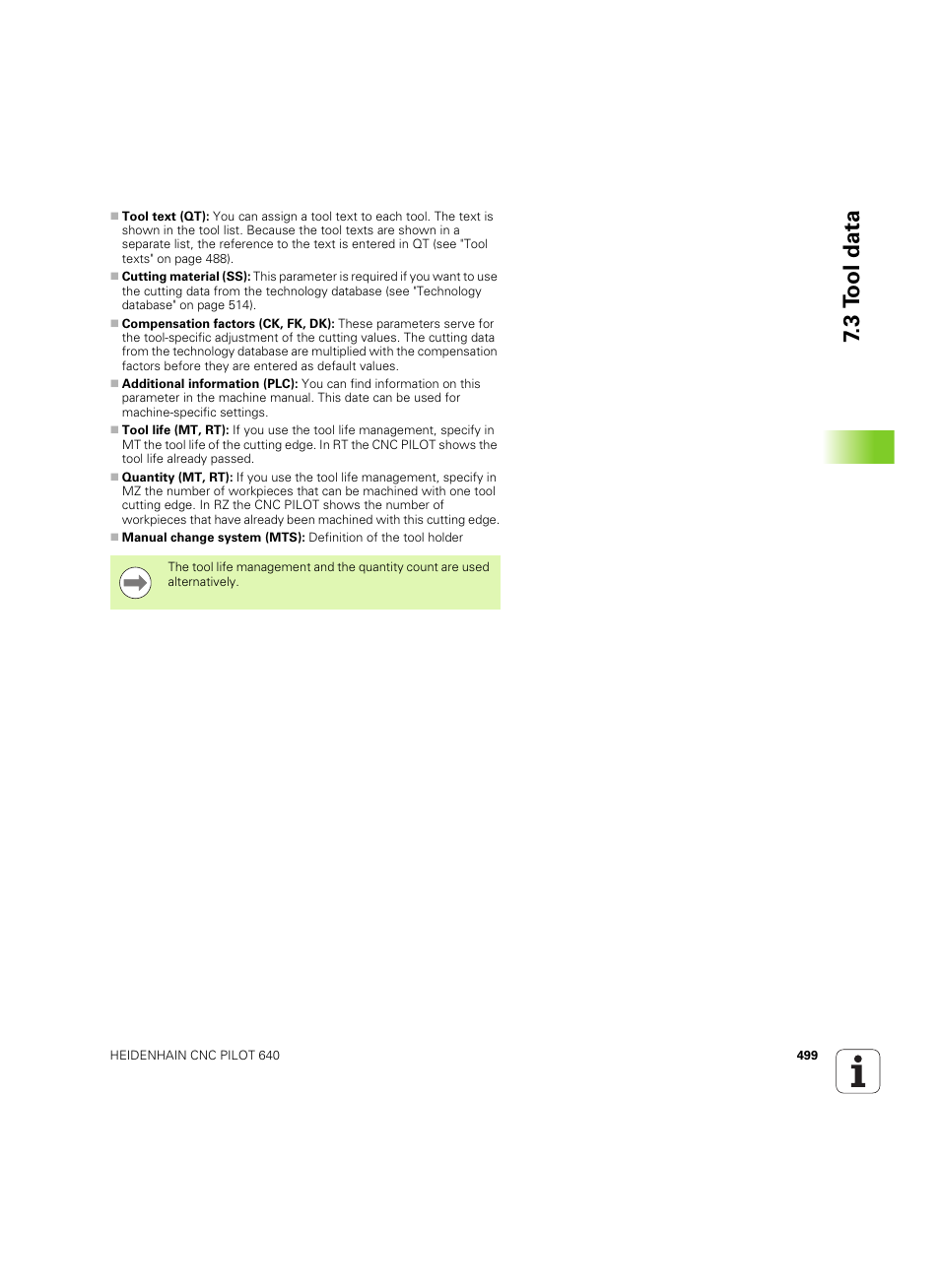 3 tool data | HEIDENHAIN SW 68894x-02 User Manual | Page 499 / 619