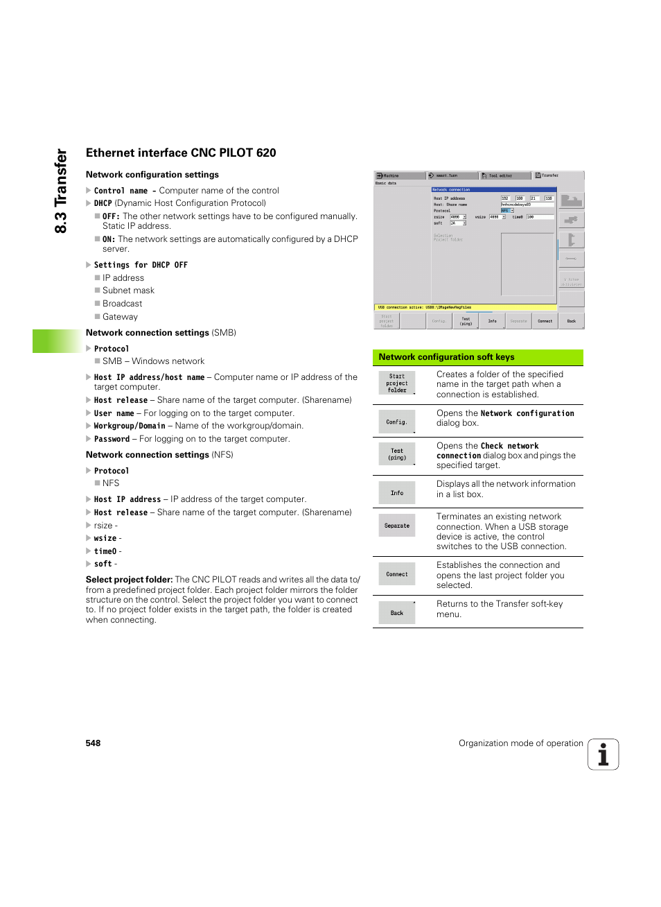 Ethernet interface cnc pilot 620, 3 t ransf er | HEIDENHAIN SW 68894x-02 User Manual | Page 548 / 619