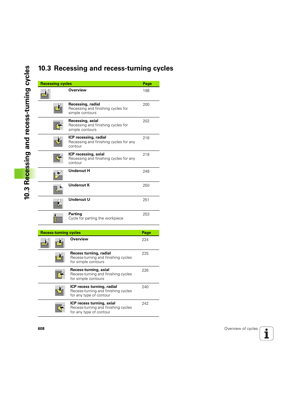 3 recessing and recess-turning cycles | HEIDENHAIN SW 68894x-02 User Manual | Page 608 / 619