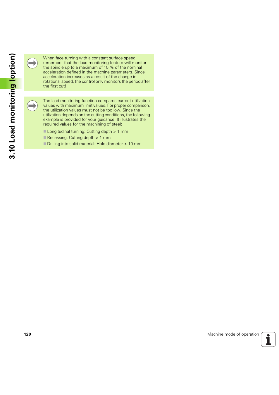1 0 load monit o ri ng (option) | HEIDENHAIN SW 68894x-03 User Manual | Page 120 / 654