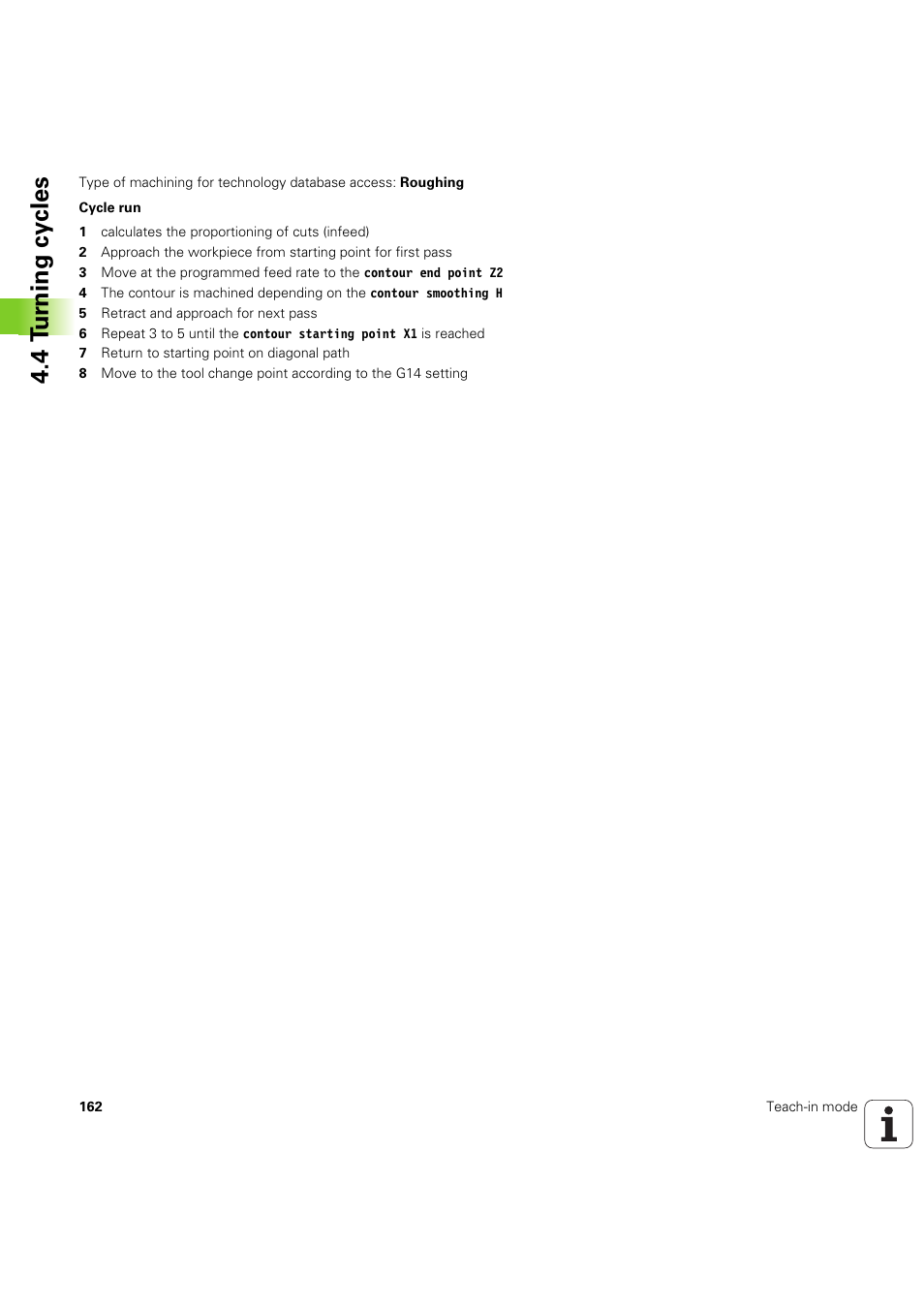 4 t u rn ing cy cles | HEIDENHAIN SW 68894x-03 User Manual | Page 162 / 654