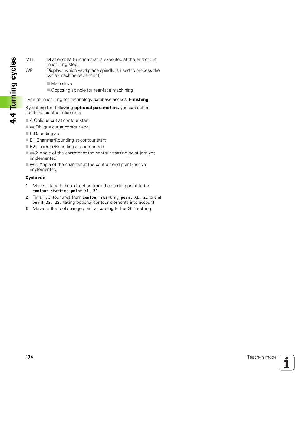 4 t u rn ing cy cles | HEIDENHAIN SW 68894x-03 User Manual | Page 174 / 654