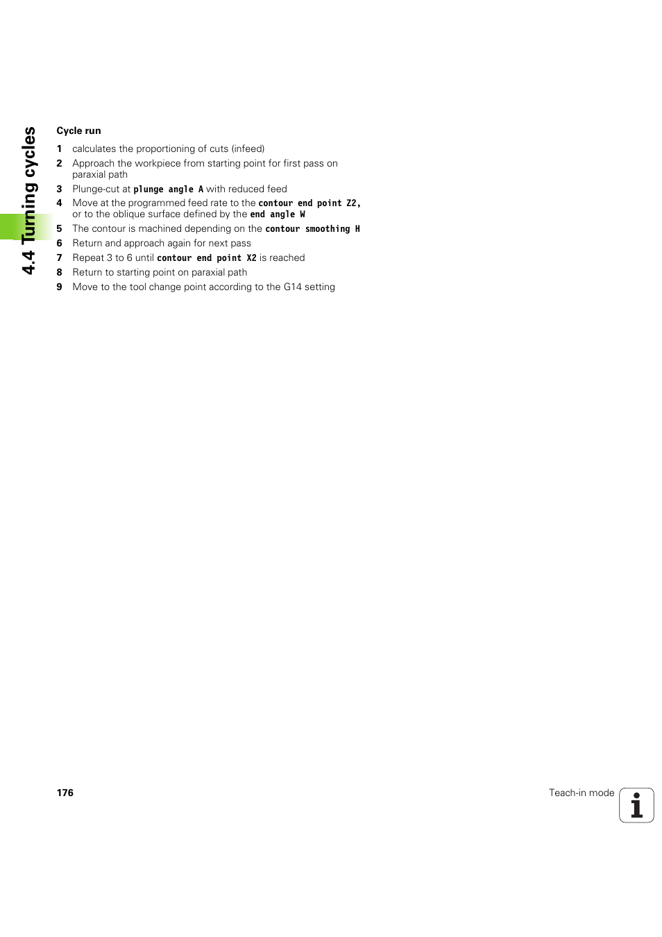 4 t u rn ing cy cles | HEIDENHAIN SW 68894x-03 User Manual | Page 176 / 654
