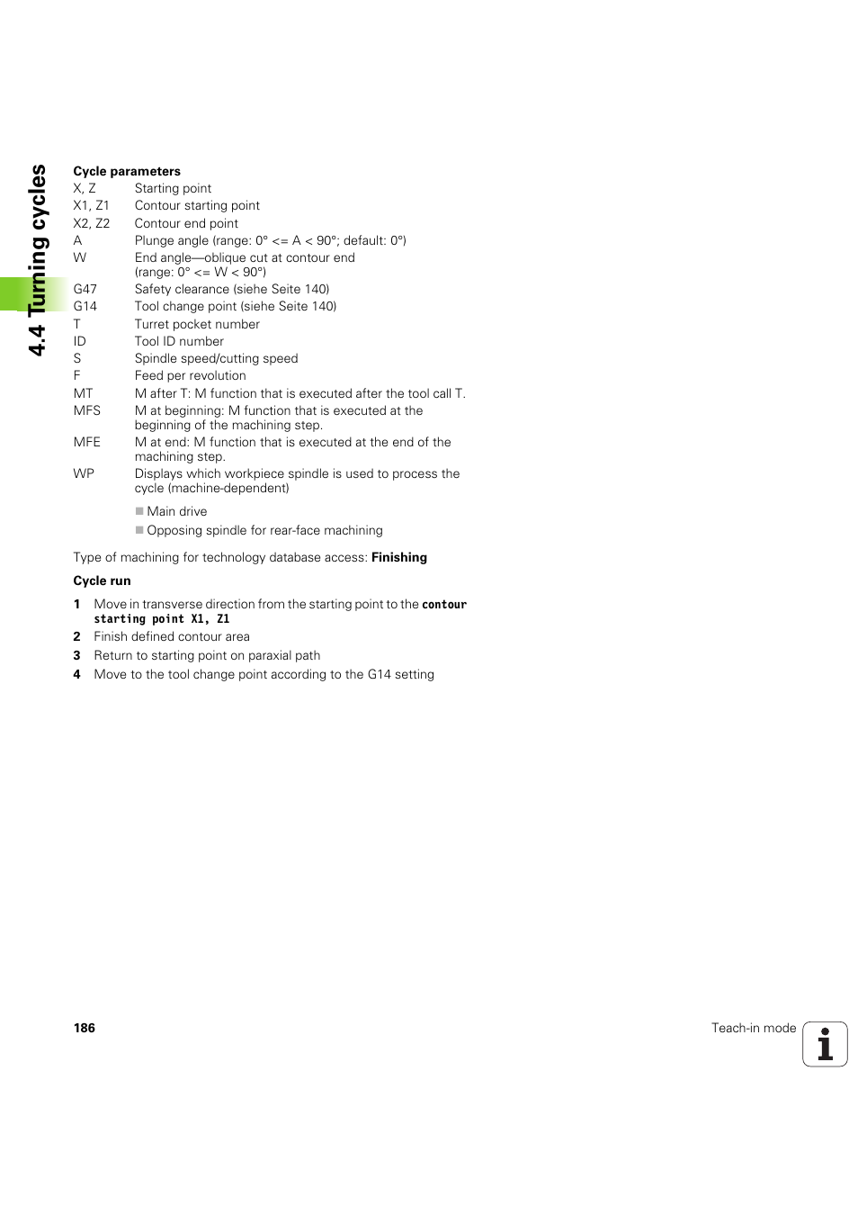 4 t u rn ing cy cles | HEIDENHAIN SW 68894x-03 User Manual | Page 186 / 654