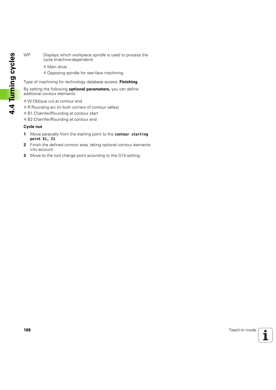 4 t u rn ing cy cles | HEIDENHAIN SW 68894x-03 User Manual | Page 188 / 654