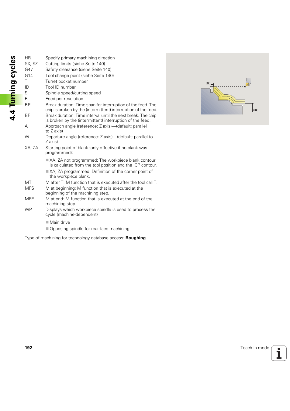 4 t u rn ing cy cles | HEIDENHAIN SW 68894x-03 User Manual | Page 192 / 654