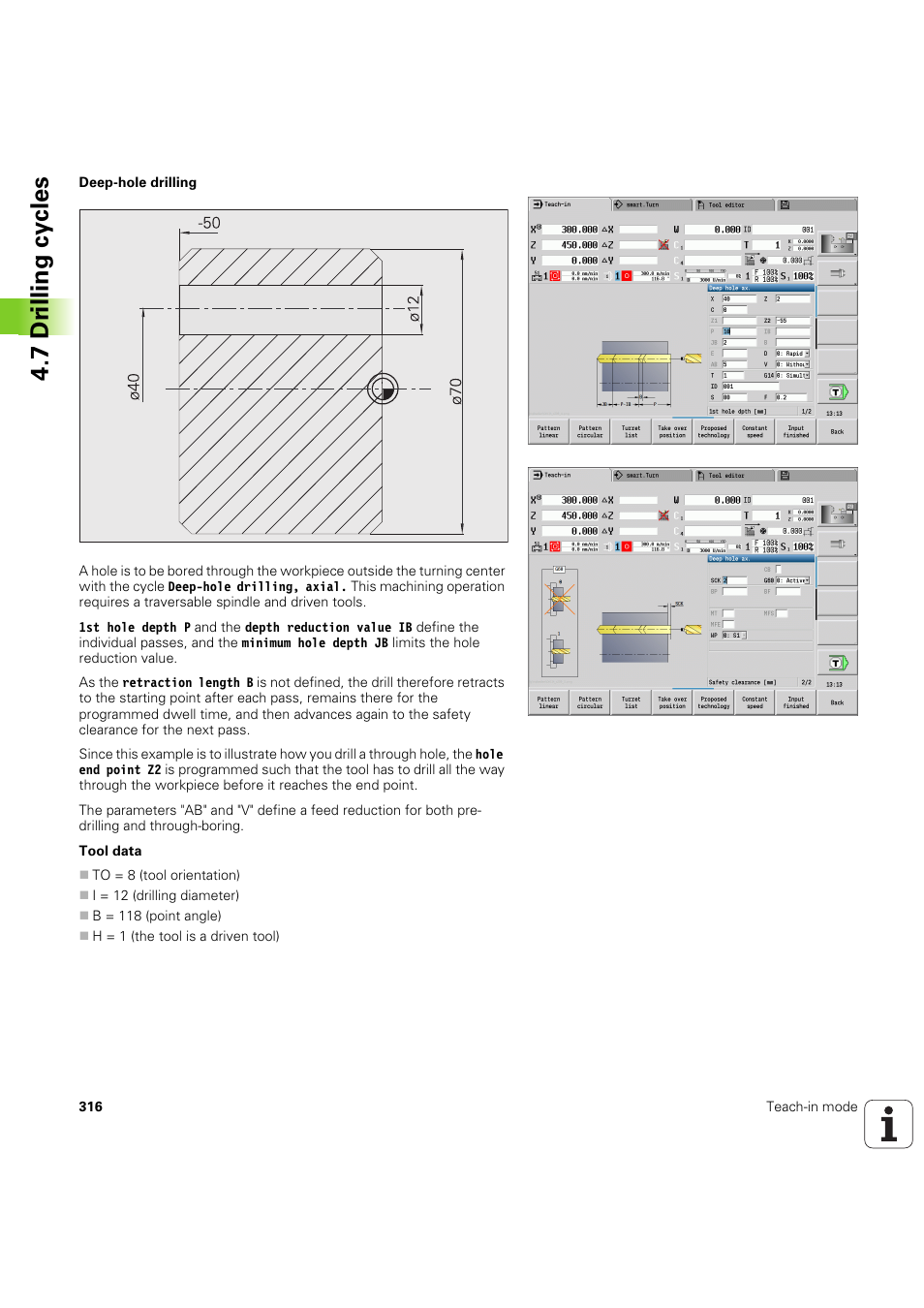 7 dr illing cy cles | HEIDENHAIN SW 68894x-03 User Manual | Page 316 / 654