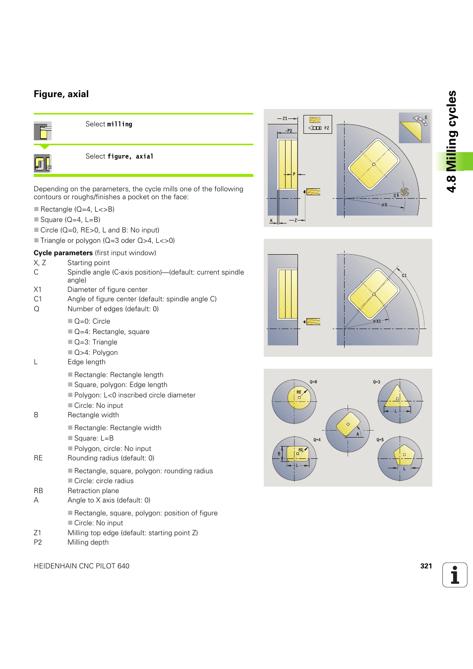 Figure, axial, 8 milling cy cles | HEIDENHAIN SW 68894x-03 User Manual | Page 321 / 654