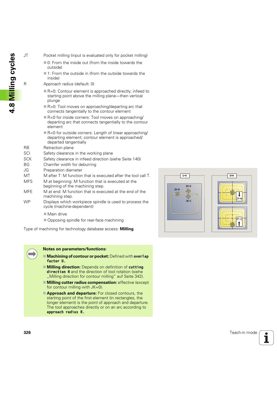 8 milling cy cles | HEIDENHAIN SW 68894x-03 User Manual | Page 326 / 654