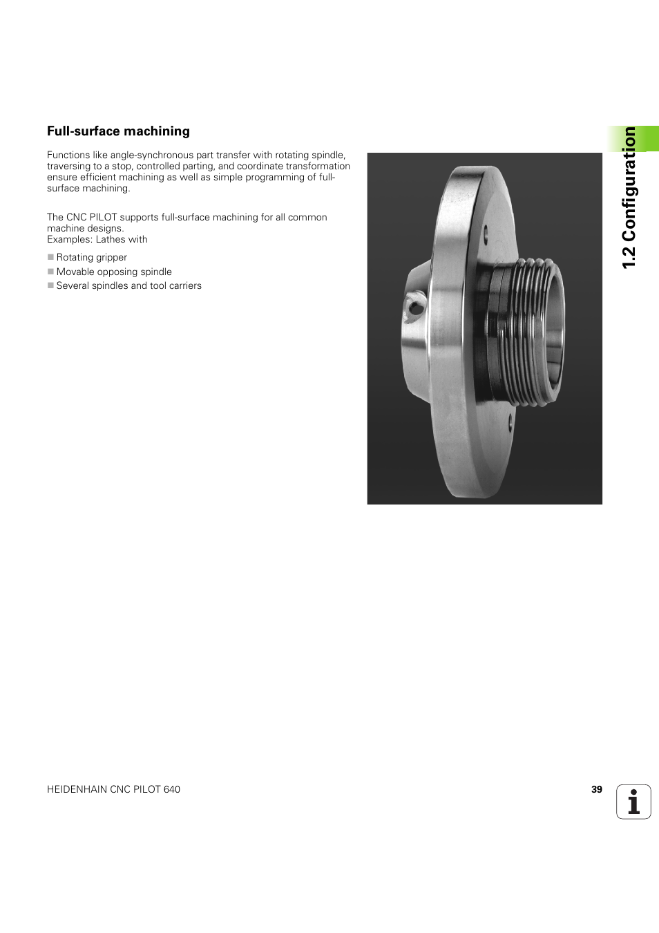 Full-surface machining, 2 configur ation | HEIDENHAIN SW 68894x-03 User Manual | Page 39 / 654