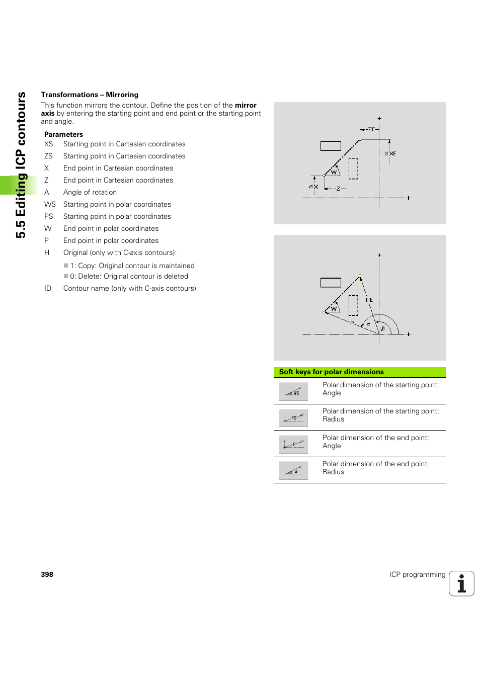 5 editing icp cont ours | HEIDENHAIN SW 68894x-03 User Manual | Page 398 / 654