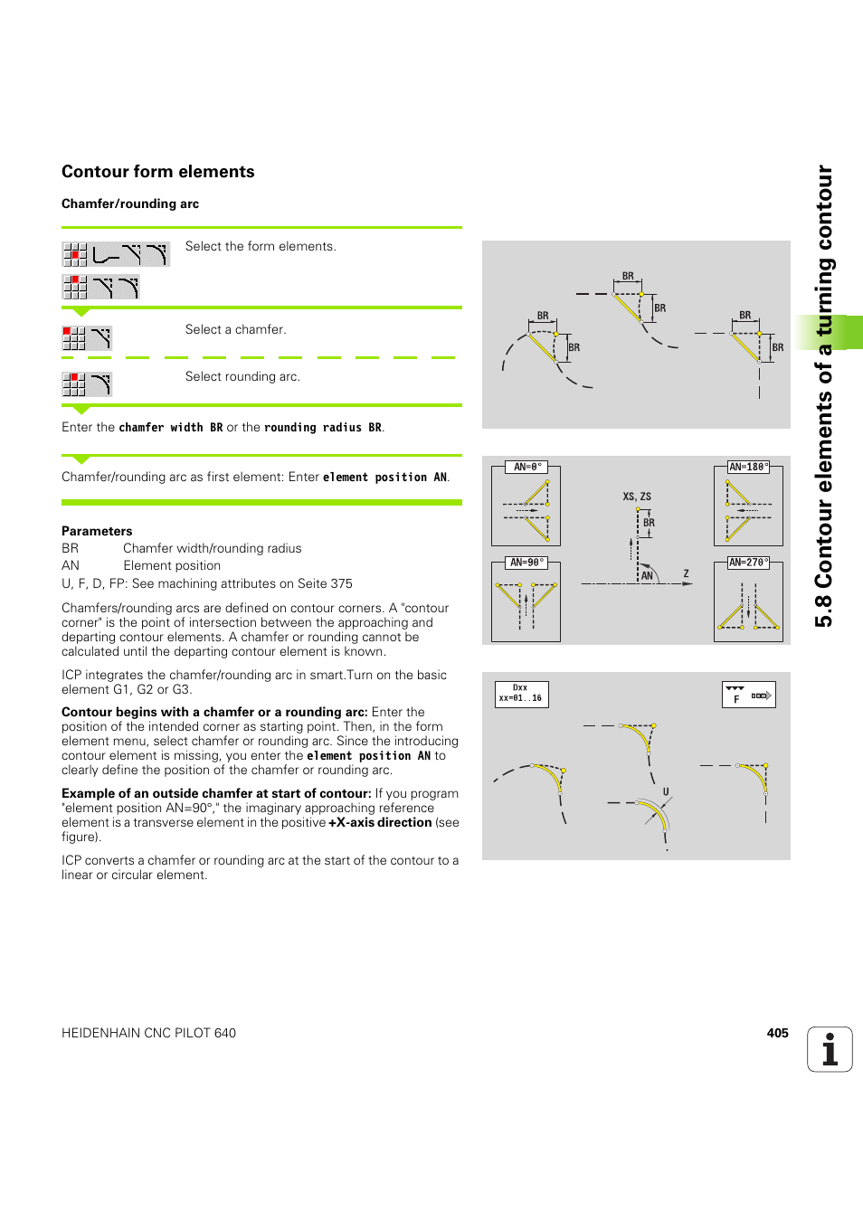 Contour form elements | HEIDENHAIN SW 68894x-03 User Manual | Page 405 / 654