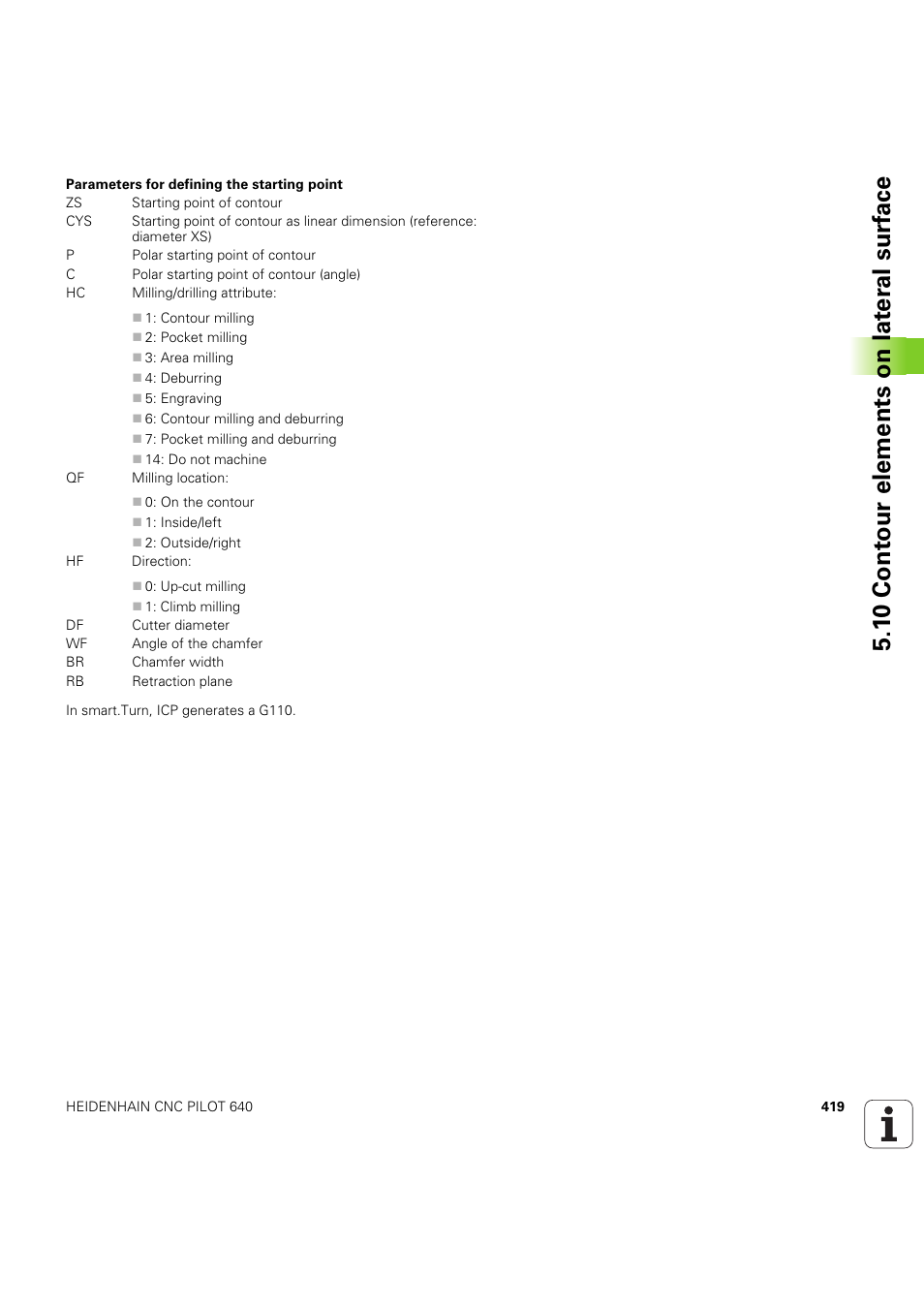 1 0 cont our elements on lat e ra l surf ace | HEIDENHAIN SW 68894x-03 User Manual | Page 419 / 654