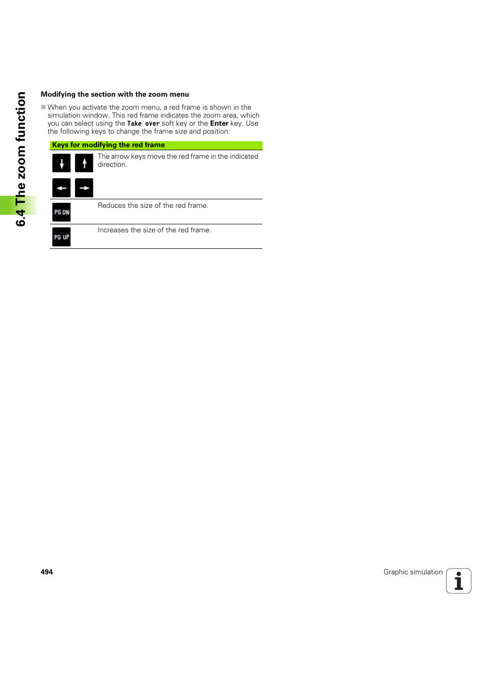 4 the z oom function | HEIDENHAIN SW 68894x-03 User Manual | Page 494 / 654