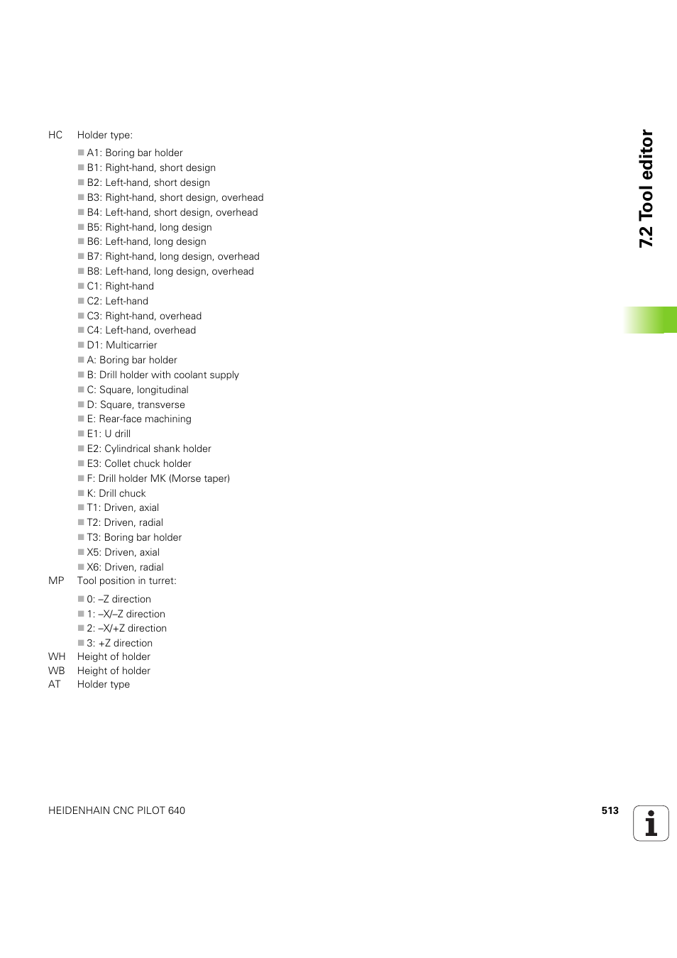 2 t ool edit or | HEIDENHAIN SW 68894x-03 User Manual | Page 513 / 654