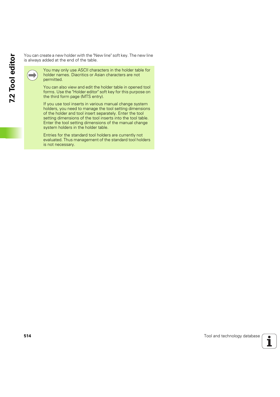 2 t ool edit or | HEIDENHAIN SW 68894x-03 User Manual | Page 514 / 654