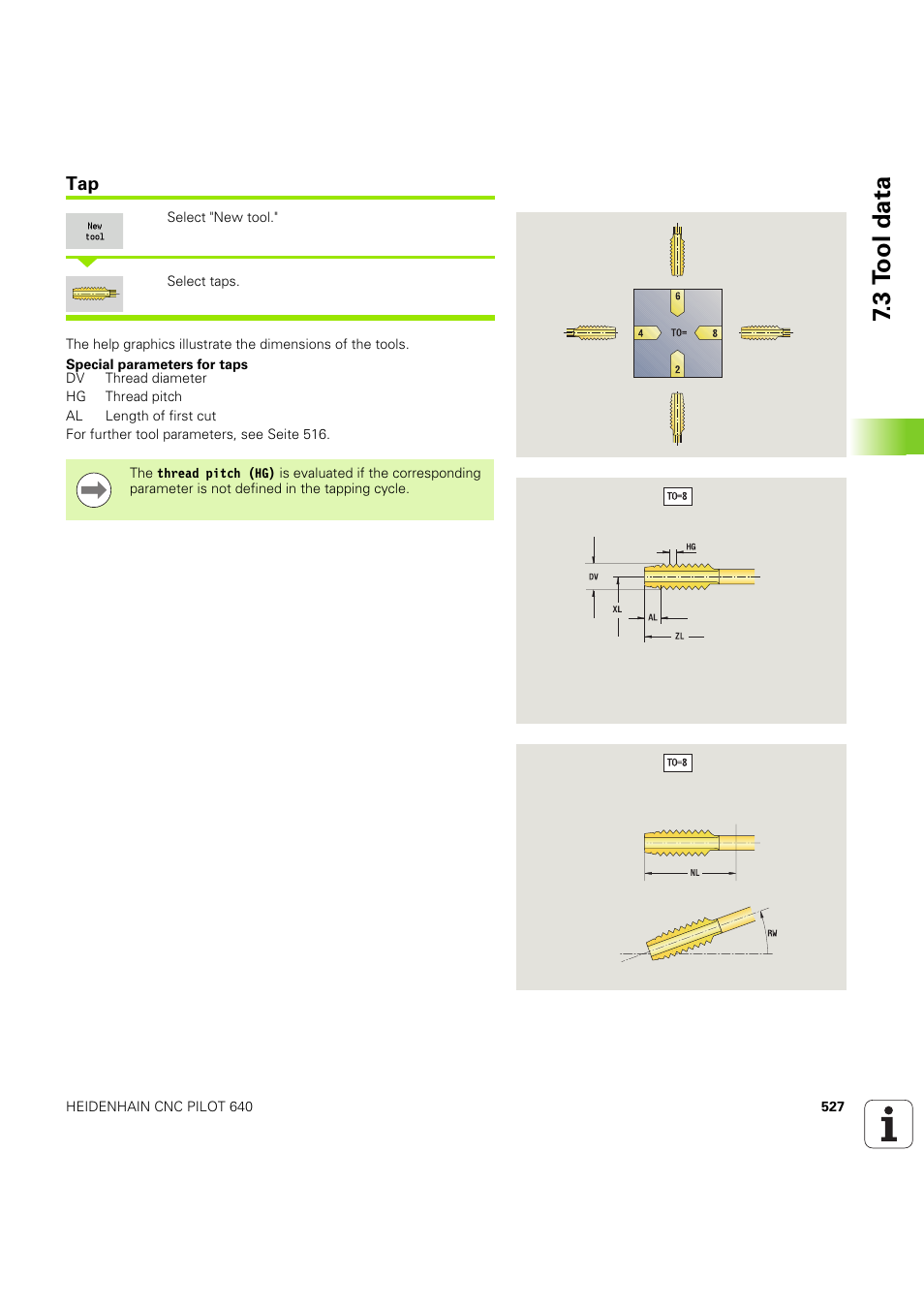 Ps (seite 527), 3 t ool data | HEIDENHAIN SW 68894x-03 User Manual | Page 527 / 654
