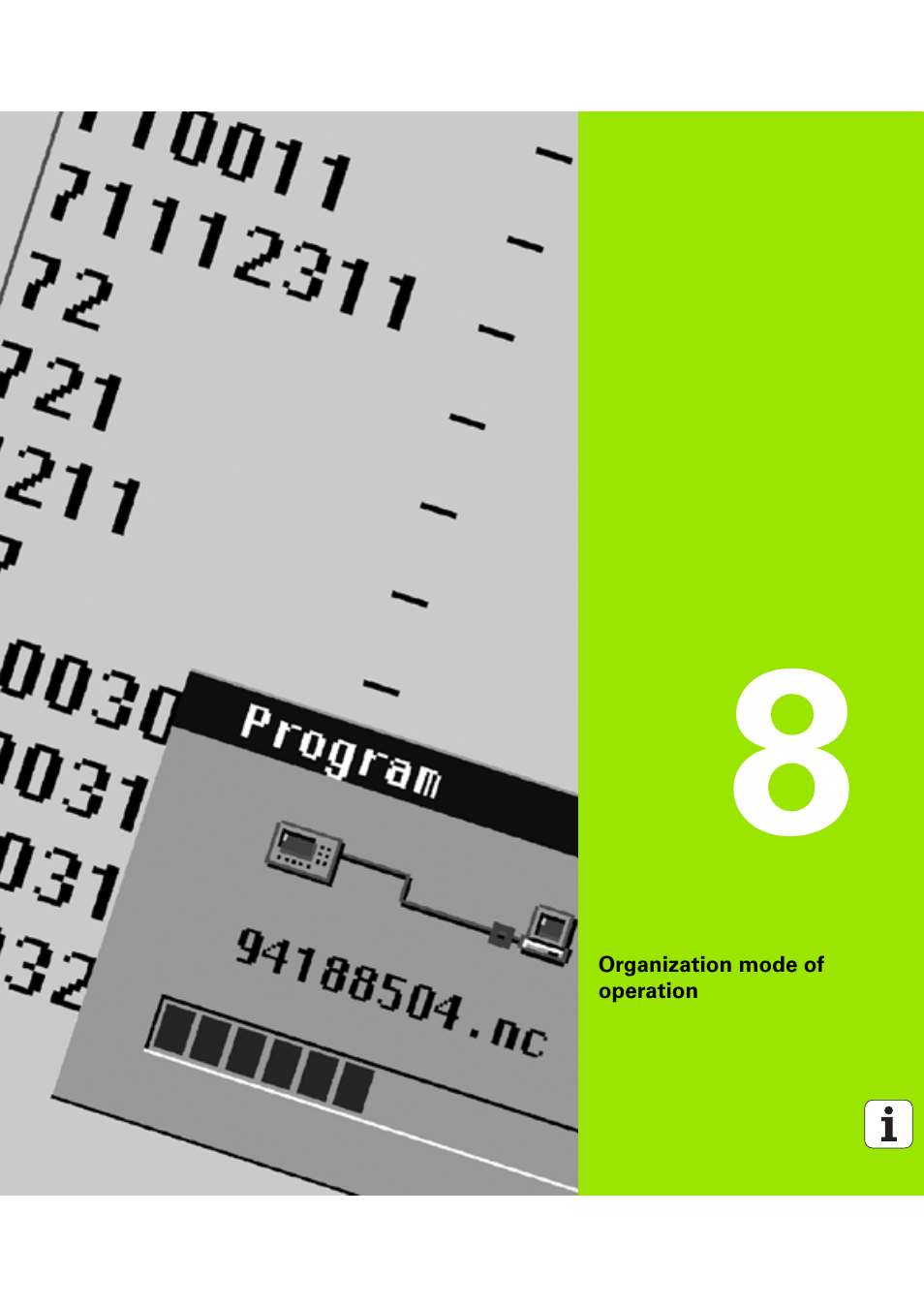 Organization mode of operation, 8 organization mode of operation | HEIDENHAIN SW 68894x-03 User Manual | Page 541 / 654