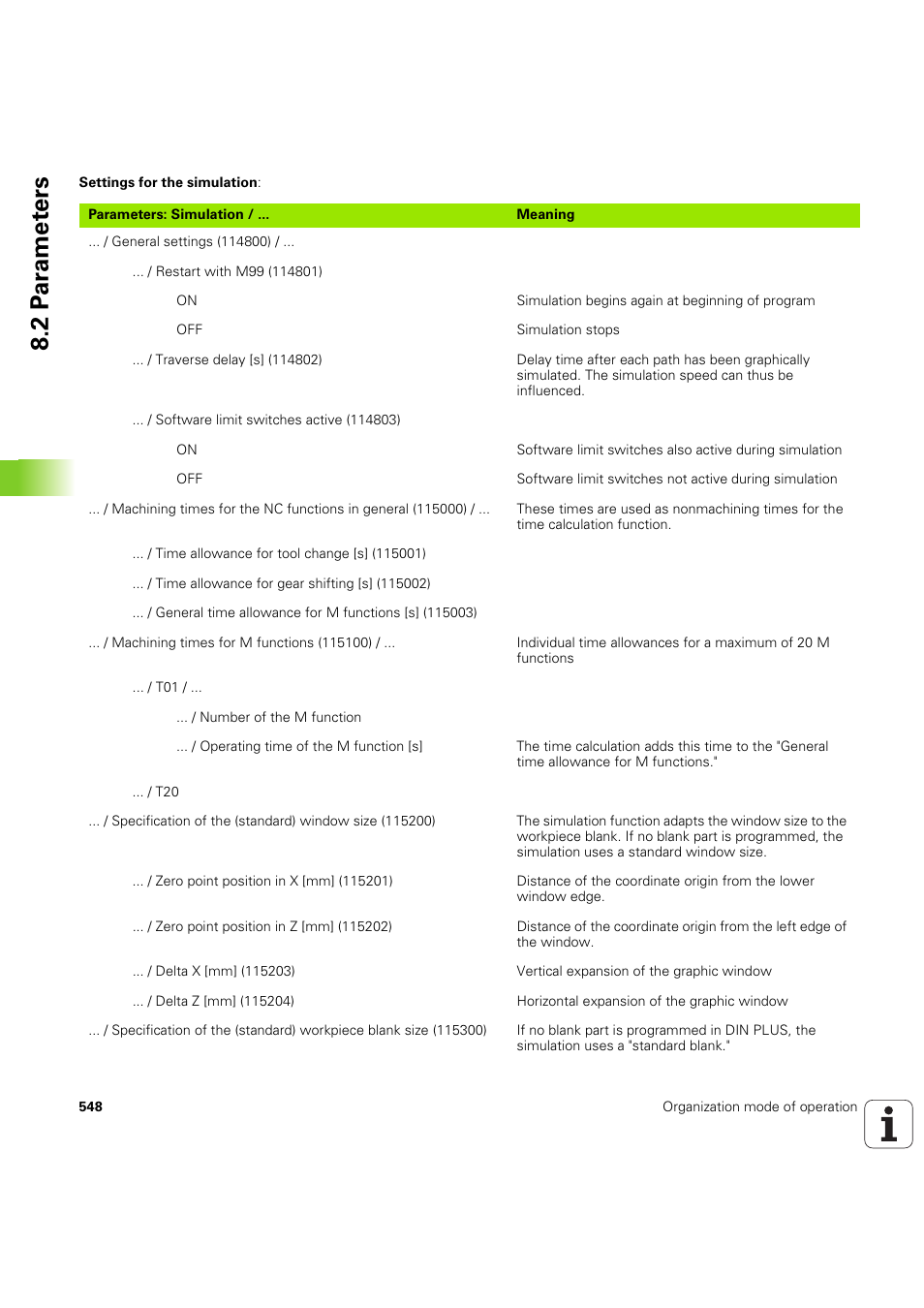 2 p a ra met e rs | HEIDENHAIN SW 68894x-03 User Manual | Page 548 / 654