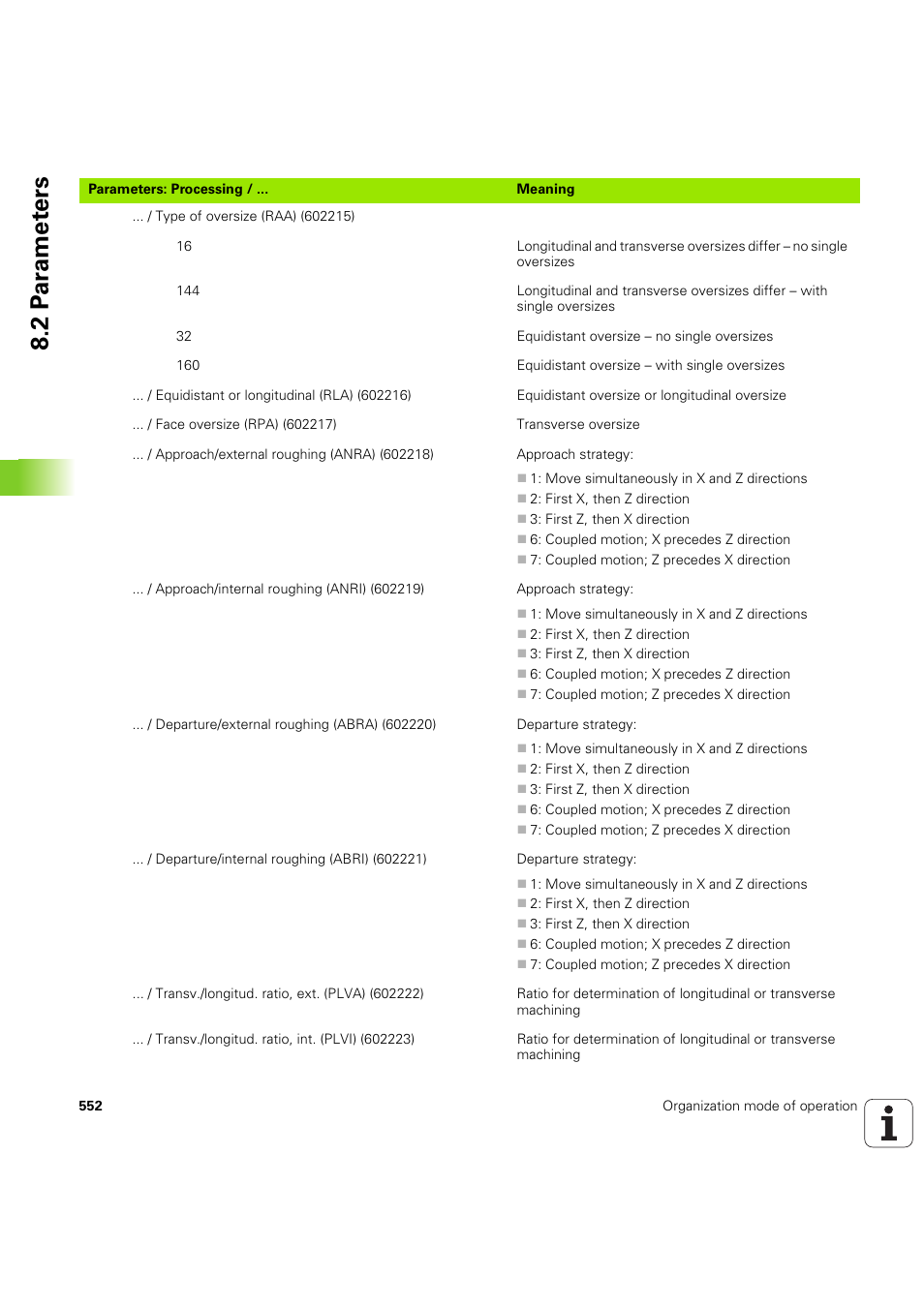 2 p a ra met e rs | HEIDENHAIN SW 68894x-03 User Manual | Page 552 / 654