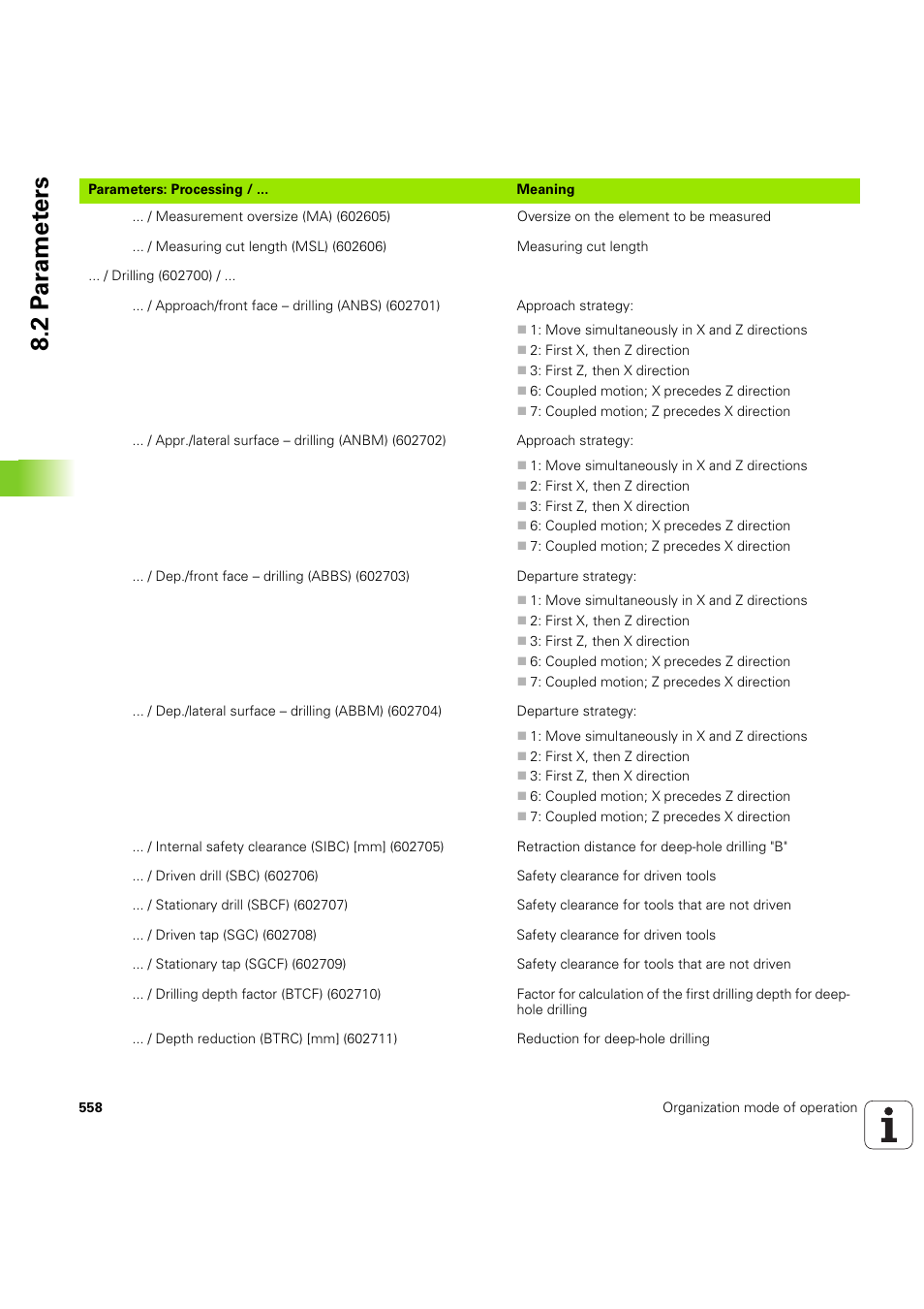 2 p a ra met e rs | HEIDENHAIN SW 68894x-03 User Manual | Page 558 / 654