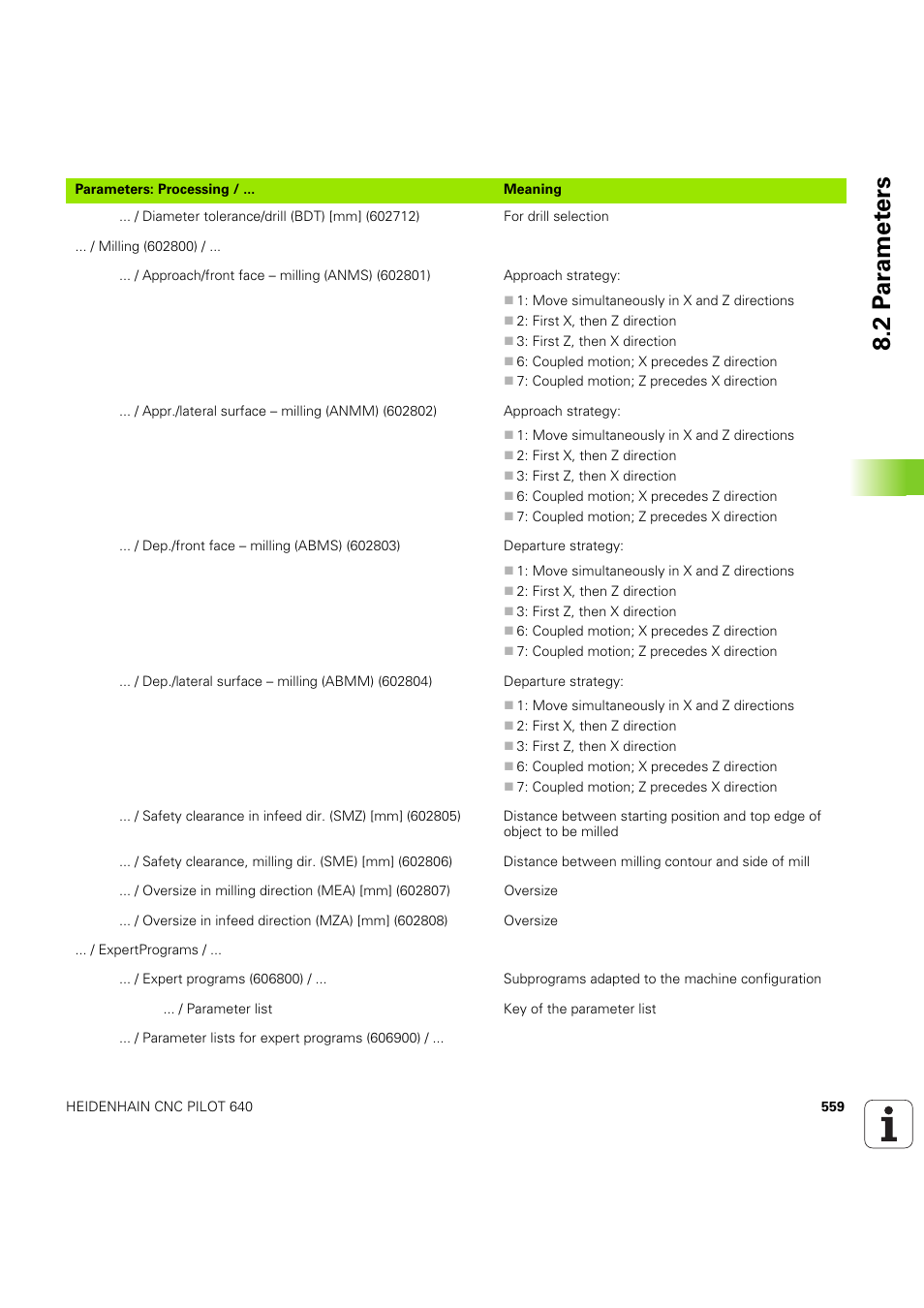 2 p a ra met e rs | HEIDENHAIN SW 68894x-03 User Manual | Page 559 / 654