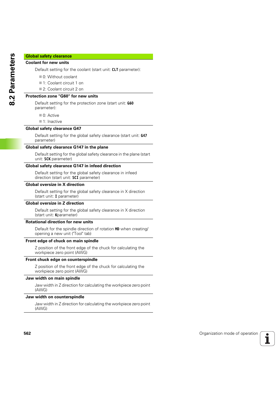 2 p a ra met e rs | HEIDENHAIN SW 68894x-03 User Manual | Page 562 / 654