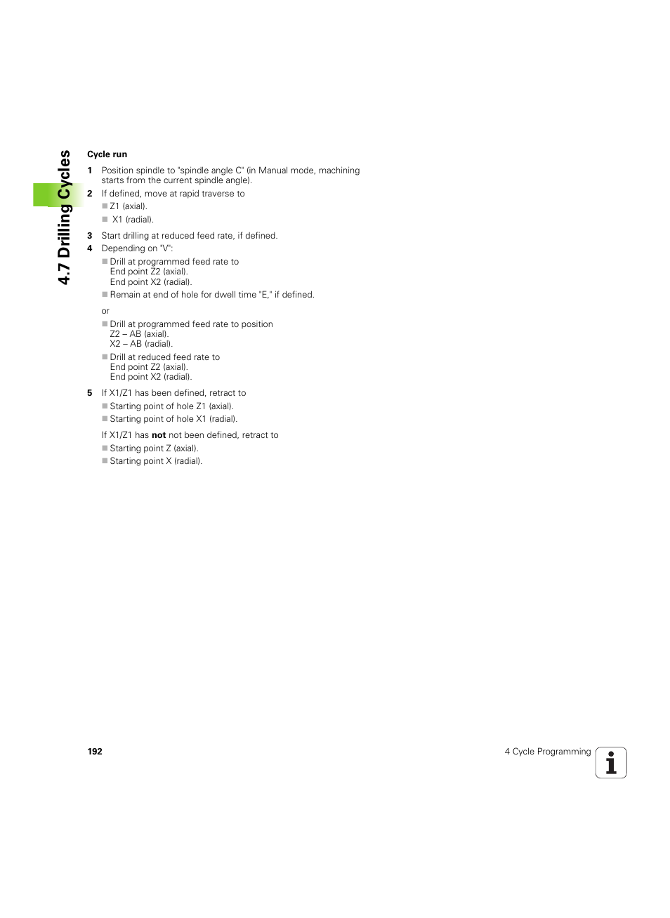 7 dr illing cy cles | HEIDENHAIN MANUALplus 4110 User Manual | Page 192 / 550