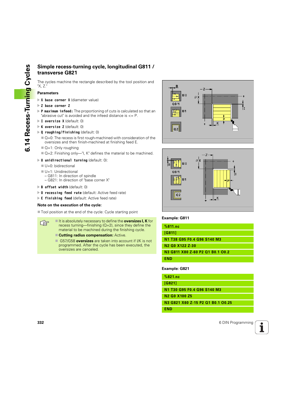14 recess-t u rn ing cy cles | HEIDENHAIN MANUALplus 4110 User Manual | Page 332 / 550