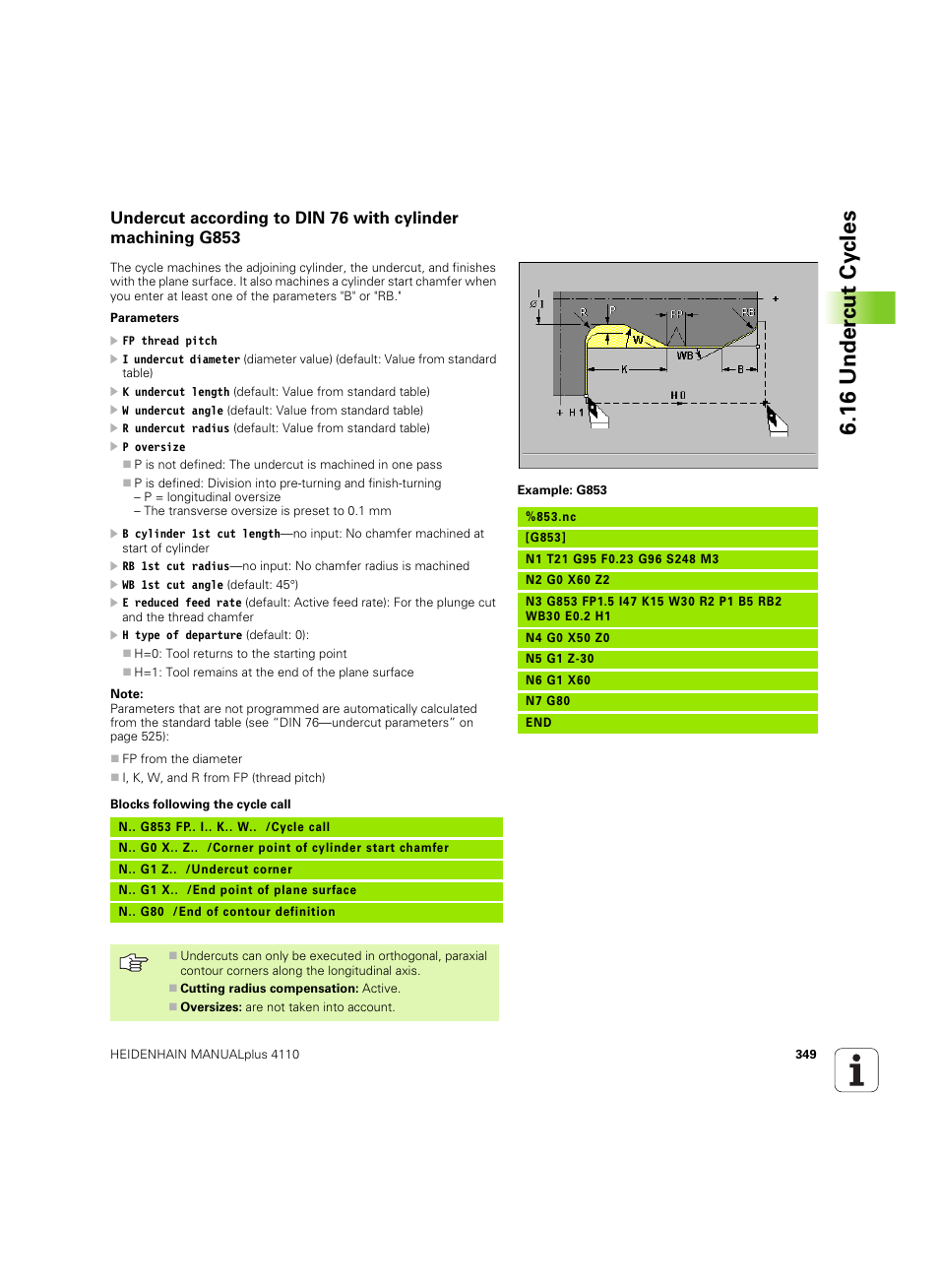 16 under c ut cy cles | HEIDENHAIN MANUALplus 4110 User Manual | Page 349 / 550