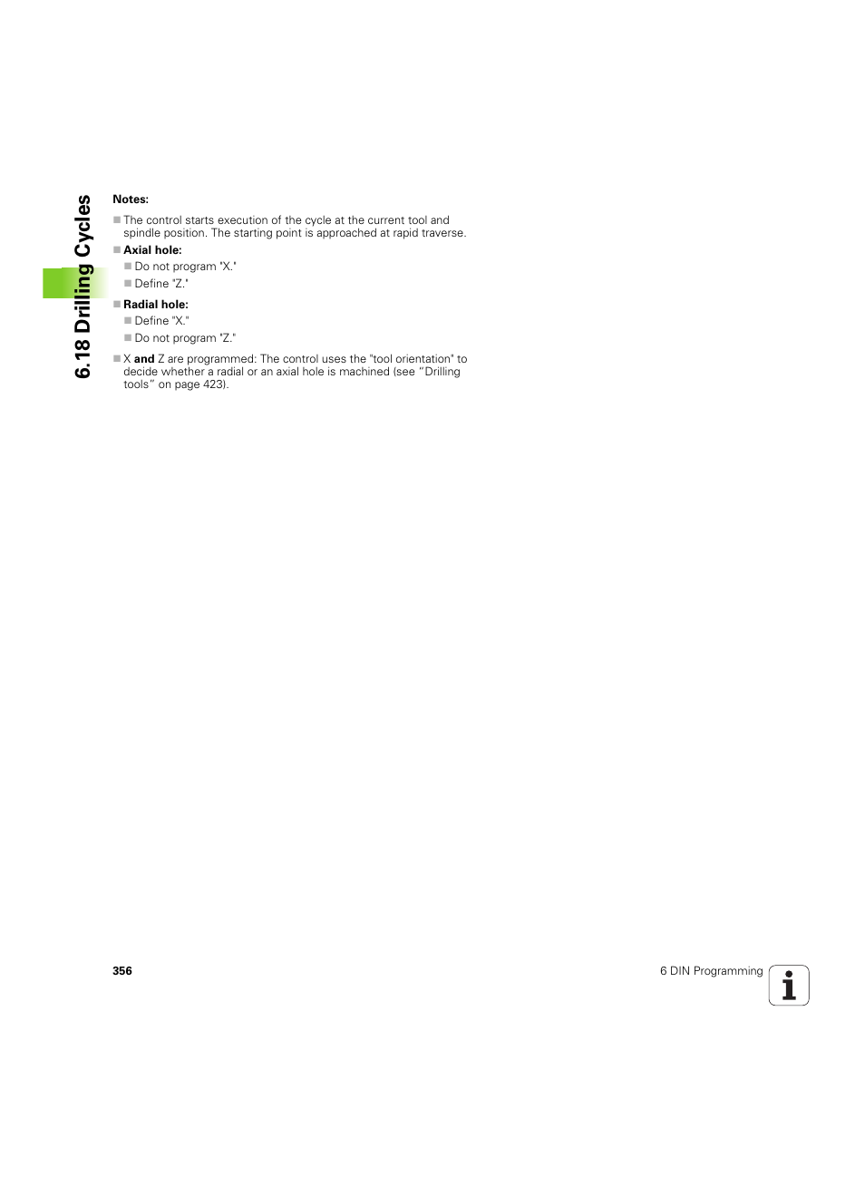 1 8 dr illing cy cles | HEIDENHAIN MANUALplus 4110 User Manual | Page 356 / 550