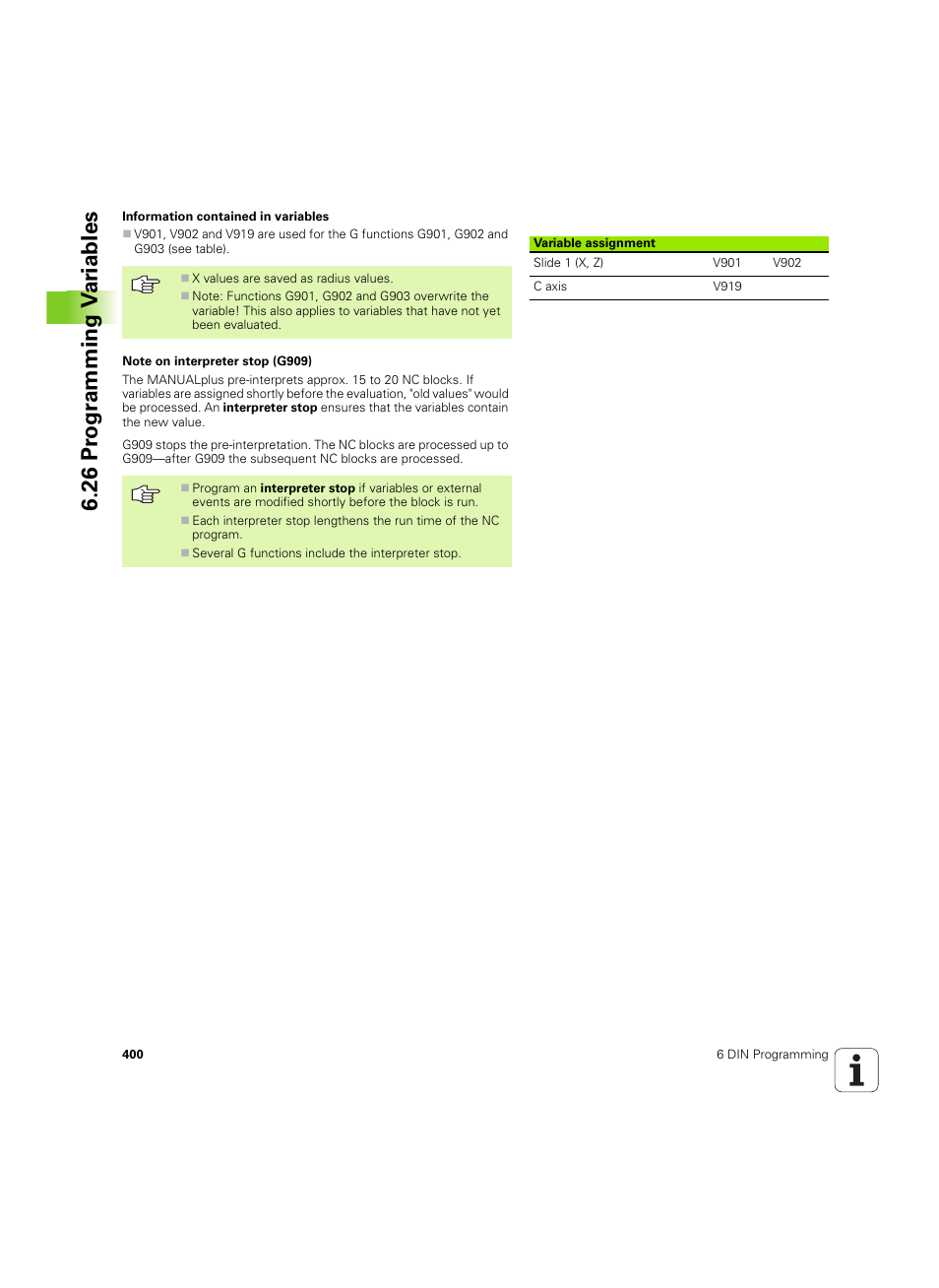 26 pr ogr amming v a ri ables | HEIDENHAIN MANUALplus 4110 User Manual | Page 400 / 550