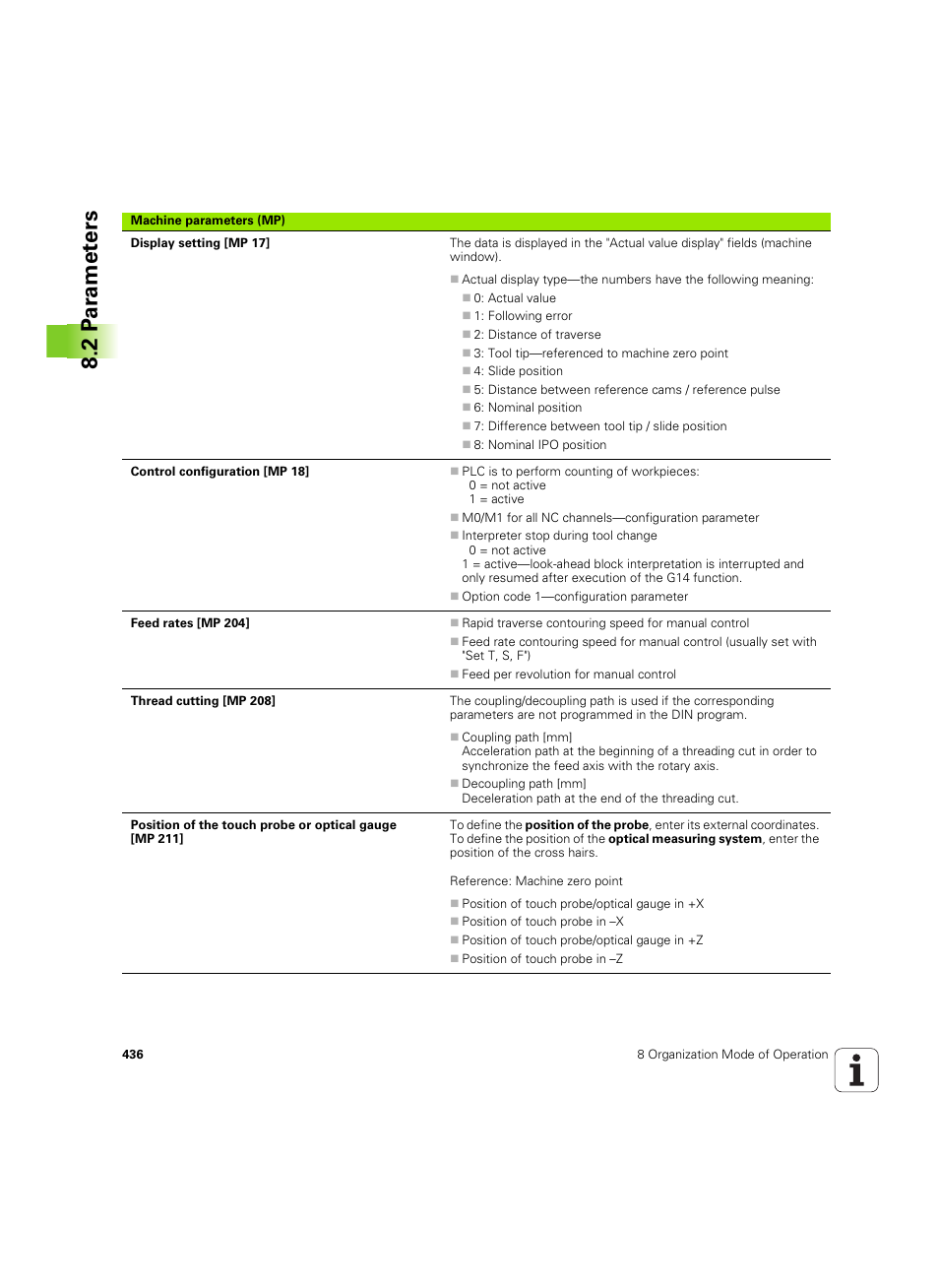 2 p a ra met e rs | HEIDENHAIN MANUALplus 4110 User Manual | Page 436 / 550