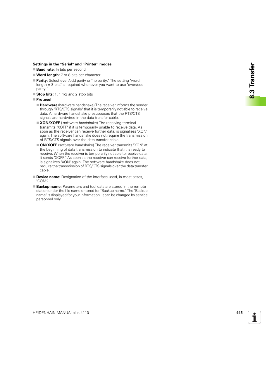 3 t ransf er | HEIDENHAIN MANUALplus 4110 User Manual | Page 445 / 550