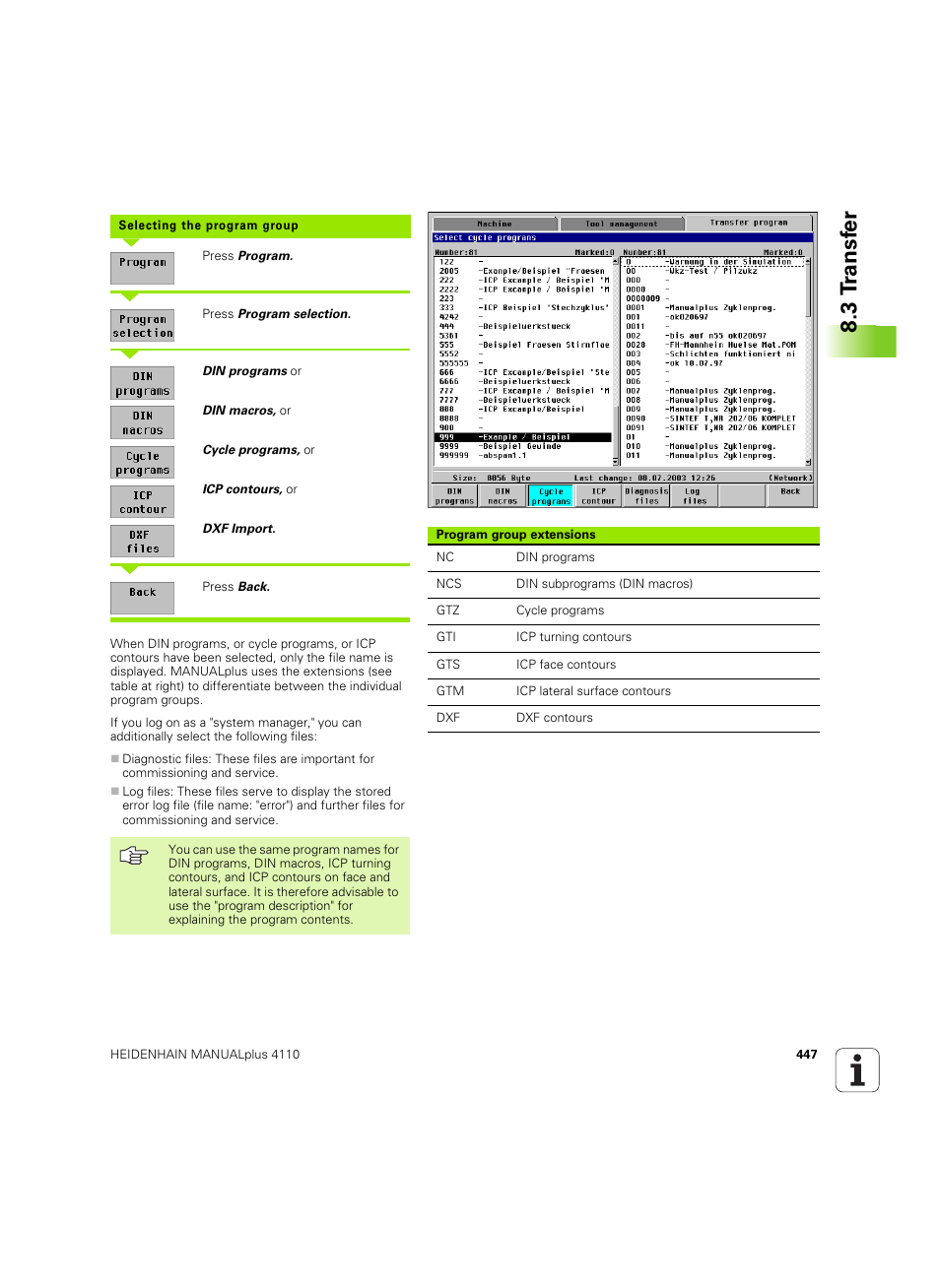 3 t ransf er | HEIDENHAIN MANUALplus 4110 User Manual | Page 447 / 550