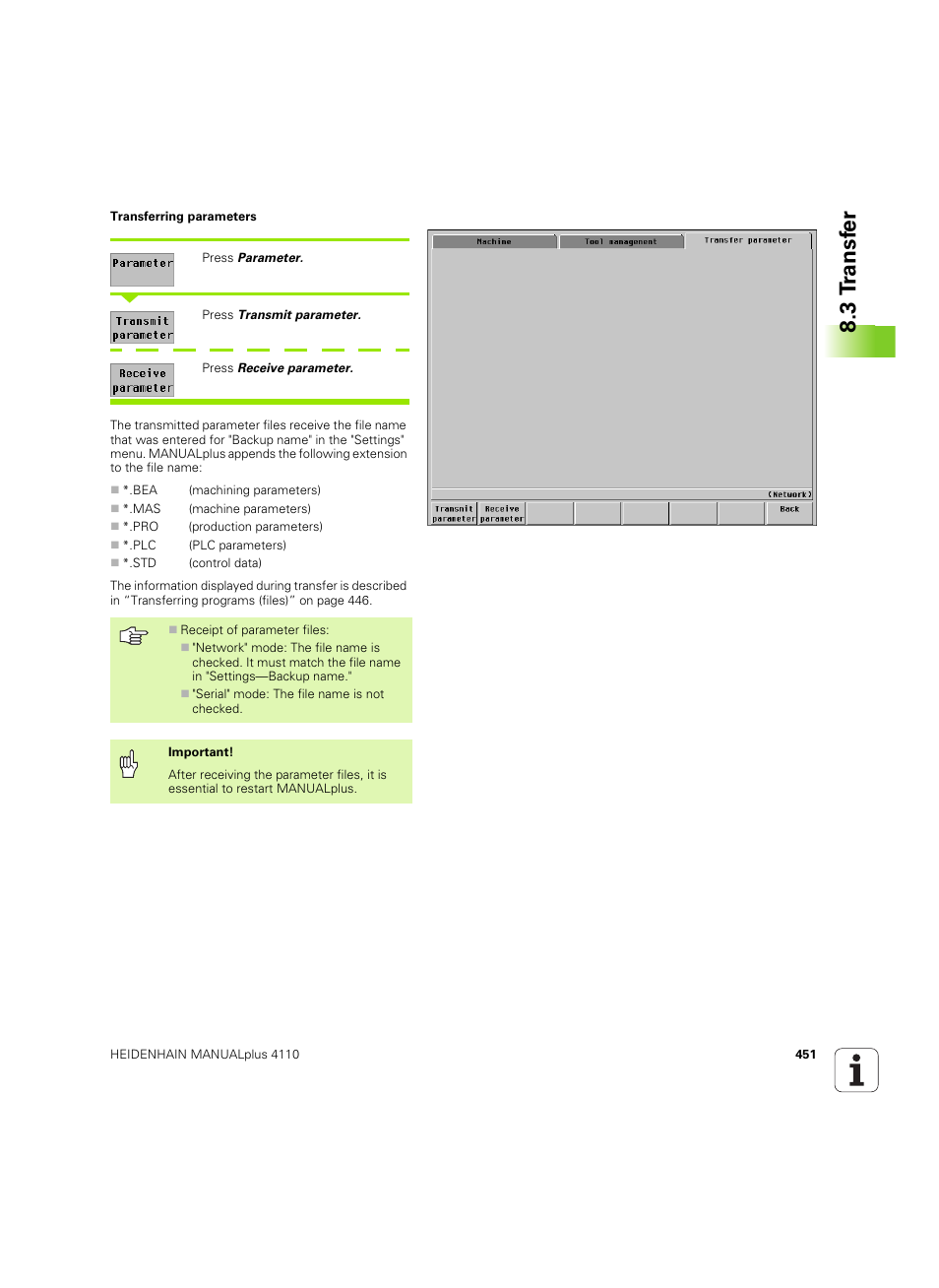3 t ransf er | HEIDENHAIN MANUALplus 4110 User Manual | Page 451 / 550