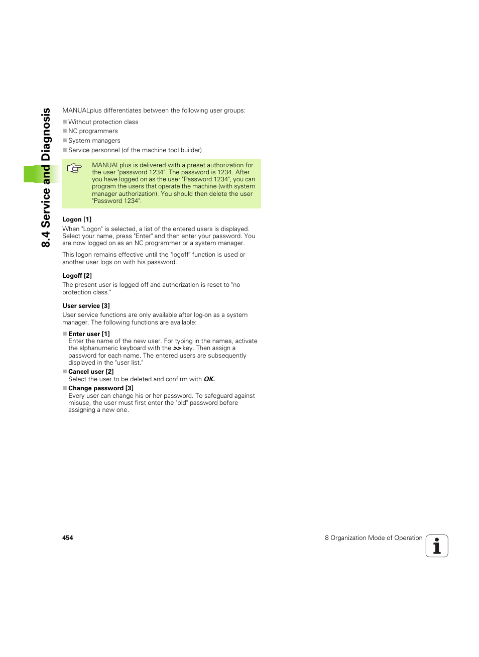 4 service and diagnosis | HEIDENHAIN MANUALplus 4110 User Manual | Page 454 / 550