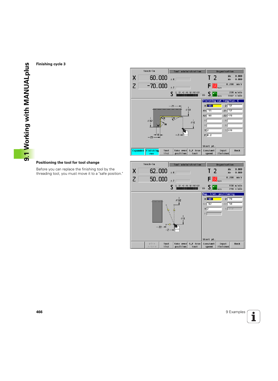 1 w o rk ing with manu alplus | HEIDENHAIN MANUALplus 4110 User Manual | Page 466 / 550