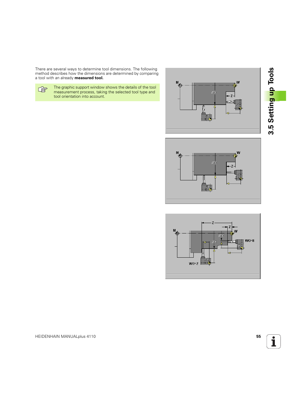5 set ting up t o ols | HEIDENHAIN MANUALplus 4110 User Manual | Page 55 / 550