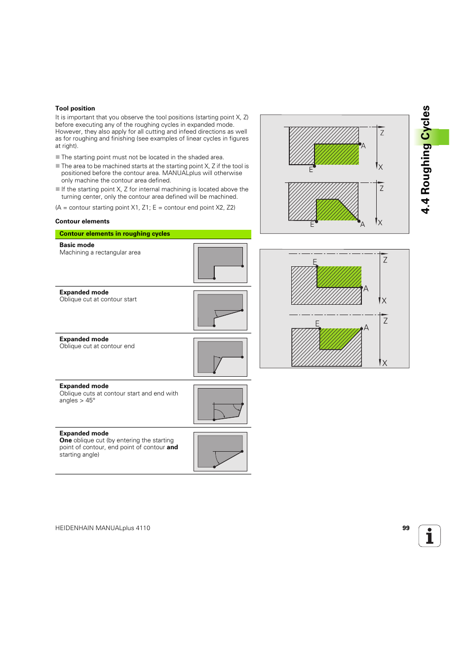 4 roughing cy cles | HEIDENHAIN MANUALplus 4110 User Manual | Page 99 / 550