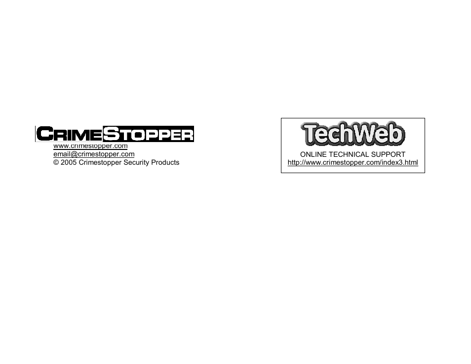 Crimestopper Security Products EZEE START EZ-55DP User Manual | Page 15 / 15