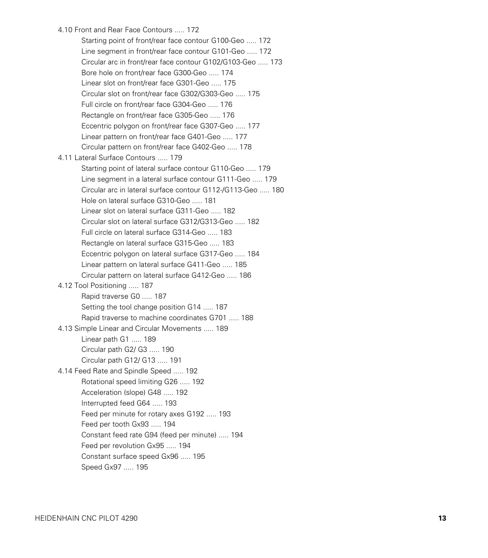 HEIDENHAIN CNC Pilot 4290 V7.1 User Manual | Page 13 / 725