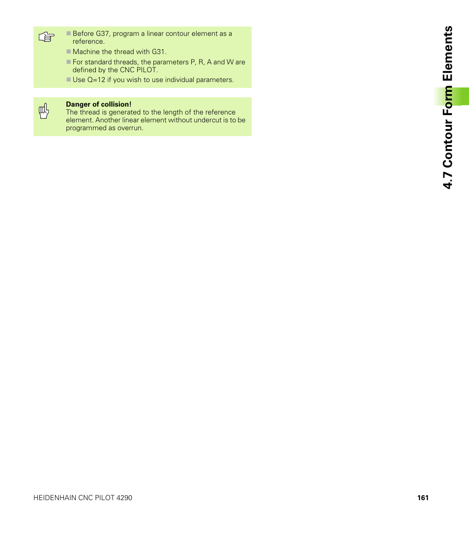 7 cont our f o rm elements | HEIDENHAIN CNC Pilot 4290 V7.1 User Manual | Page 161 / 725