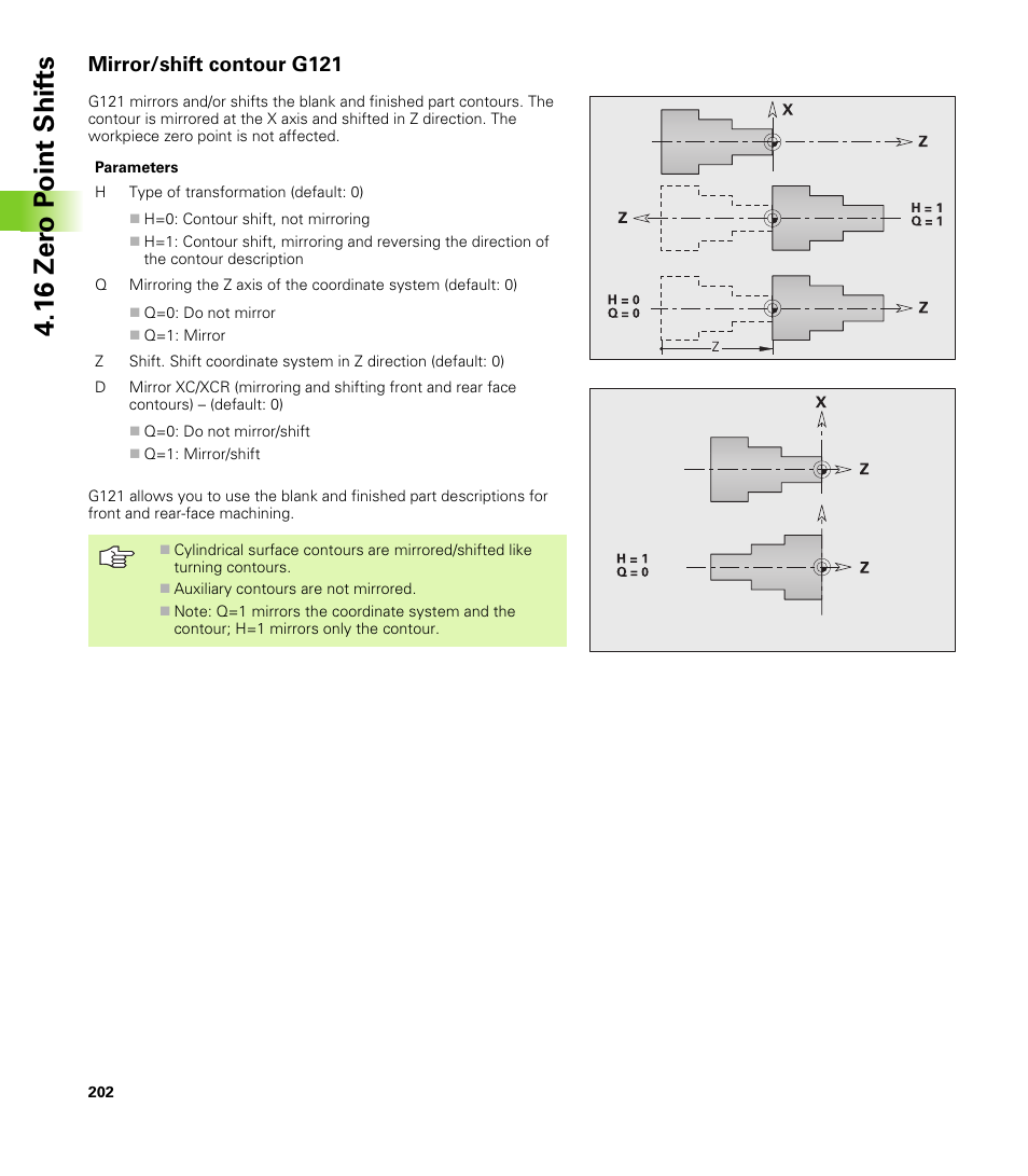 Mirror/shift contour g121 | HEIDENHAIN CNC Pilot 4290 V7.1 User Manual | Page 202 / 725