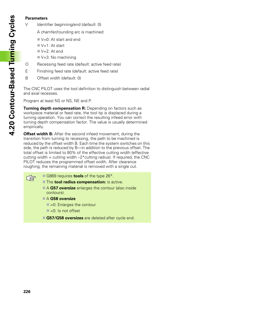 20 cont our -based t u rn ing cy cles | HEIDENHAIN CNC Pilot 4290 V7.1 User Manual | Page 226 / 725