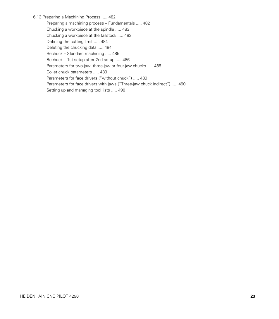 HEIDENHAIN CNC Pilot 4290 V7.1 User Manual | Page 23 / 725