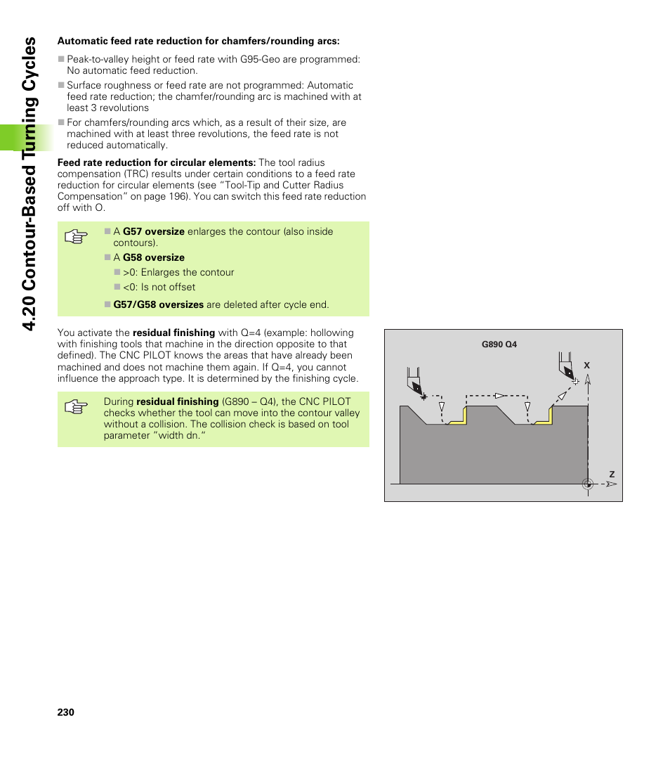 20 cont our -based t u rn ing cy cles | HEIDENHAIN CNC Pilot 4290 V7.1 User Manual | Page 230 / 725